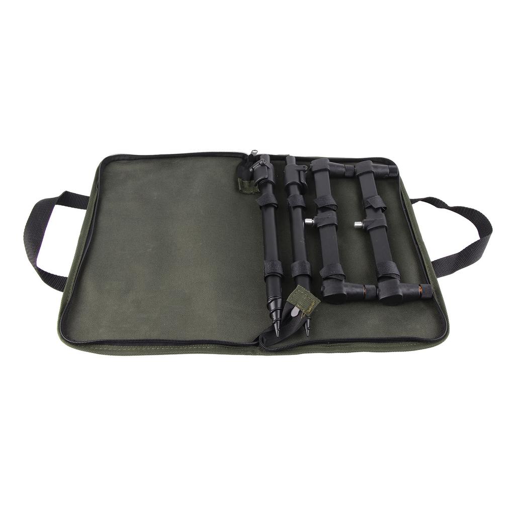 BS04 Aluminium Carp Fishing Rod Pod Set Fishing Tackle Rod Pod Set Adjustable Fishing Rod Holder