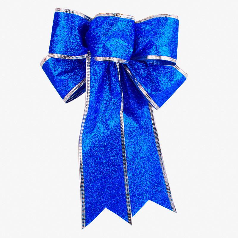 Glitter 25cm Luxurious Bow Hangings For Charming Christmas Decor Tree