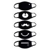 European-American Cute & Funny Halloween Printed Cotton Face Mask for Adults, Dustproof.