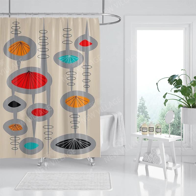 Waterproof Fabric Shower Curtains Bathroom Curtain Accessories Bath Curtain for Shower 180x200 240*200 Boho Decoration Abstract