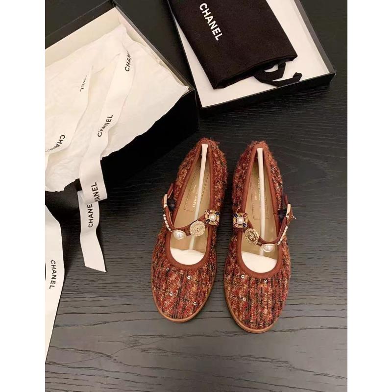 

Studiolee retro versatile leather enamel badge buckle with shallow mouth ballet single shoes women s autumn 40 коричневий