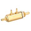 3 Holes Dental Chair Unit Foot Pedal Switch Standard Precise 5 To 3mm Foot Control Switch Copper