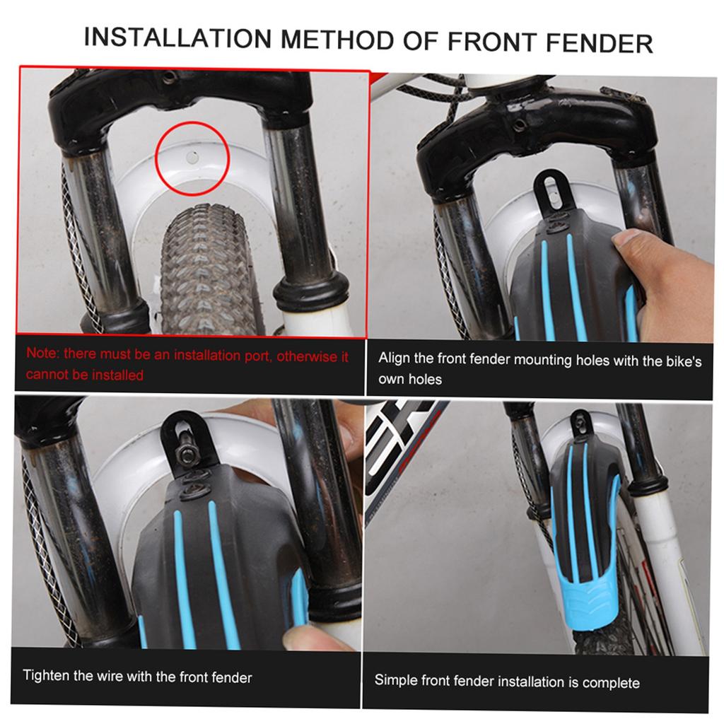 Adjustable Road Mountain Bike Bicycle Cycle Tire Front Rear Mud Guards Mudguard Fenders Set