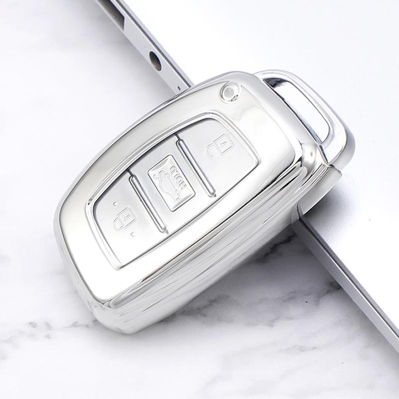 Beijing Hyundai Key Case for Elantra, ix35, ix25, Lingdong, Tucson, Sonata 9, Verna - Shell Buckle