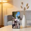 Funny Silly Pigeon Phone Case Black Silicone Soft For Samsung S25,S24,S21,S22,S23,S30,Ultra,S20,Plus,Fe,Lite