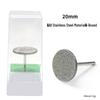 Cross-Border Nail Art Pre-Treatment Sandblasting Round Disc Grinding Head (20mm) Boxed