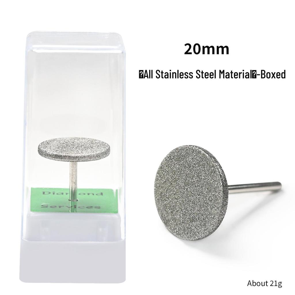 Cross-Border Nail Art Pre-Treatment Sandblasting Round Disc Grinding Head (20mm) Boxed