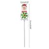 Christmas Metal Stake with Windmill Snowman Santa Garden Decor for Outdoor Decorations Yard Lawn Pathway Driveway Sign