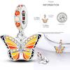 Charms Plata De Ley 925 copper Original Devil's Eye Perfume Bottle Bow Silicone Spacer Beads Women Bracelet DIY Zircon Pendants