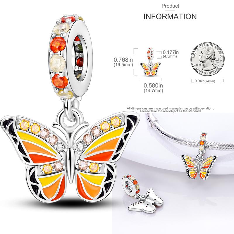 Charms Plata De Ley 925 copper Original Devil's Eye Perfume Bottle Bow Silicone Spacer Beads Women Bracelet DIY Zircon Pendants