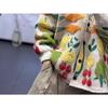 New Fashion Floral Oversize Cardigan Women Sweater Jacket Casual Loose Green Buttons Plus Size Winter Autumn Knitting
