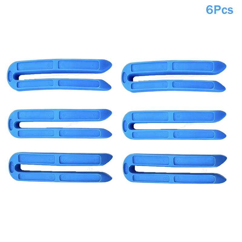 6/12Pcs U-shaped Insulation Clip High Temperature Salon Hair Perming Barber Perm Hair Pad Curly Accessory Styling Tools