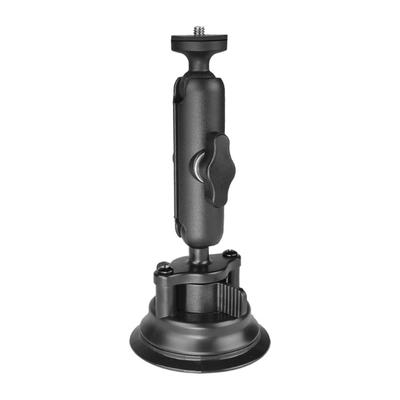 High Stability Car Window Camera Mount with 1/4" Screw 360 Degree Rotation Suction Cup for Sports Cameras Accessories