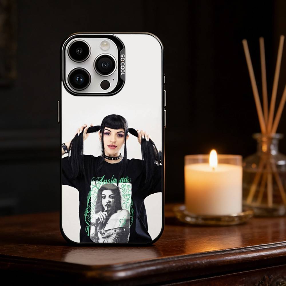 Rapper C-Cazzu Singer Phone Case For iPhone 17,16,15,14,13,12,11,Pro Max,Plus Candy Silver Cover