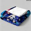 Bluelock Print Flannel Blanket High Quality Warm Comfortable Cover for All Seasons Perfect for Gifts Home Decor