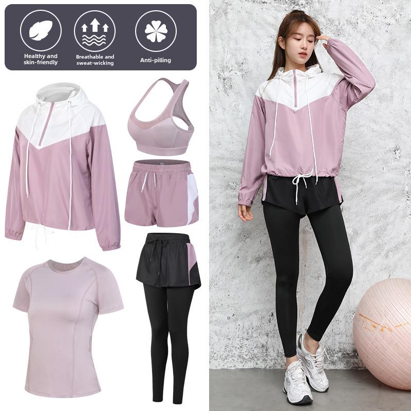 

Женский костюм для йоги и спорта — модный весенне-осенний, свободный, быстросохнущий, подходит для фитнеса и бега, доступны большие размеры. XL