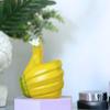 Unique Resins Banana Thumb Up Hand Gesture Figurine Ornament for Home Living Room or Office Tabletop Novelty Decors