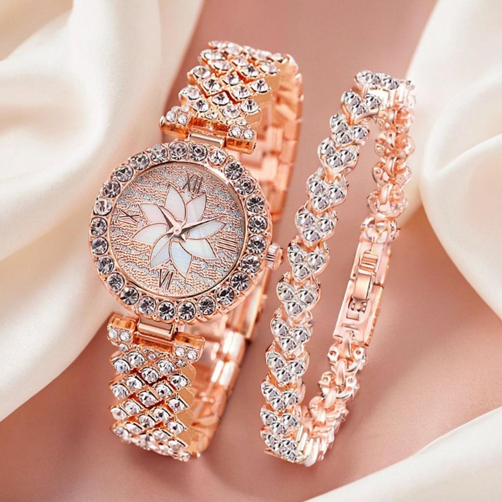 Watch Ladies Diamond Small Dial Bracelet Women's Quartz Watch Fashion Women's Watch Wrist Watch Women