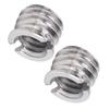 LS0011 2Pcs 1 4 in to 3 8 in Conversion Screw Iron Material for Tripod Ball Head Photographic Equipment