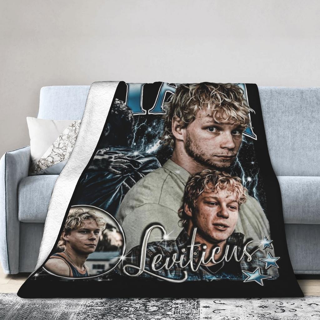 90s Ryan Leviticus 2026 Horror Movie Blankets Flannel Print Super Warm Throw Blankets for Sofa Travel Bedding Throws
