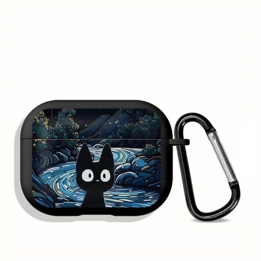 

Van Gogh Starry Night Cat Case For Airpods 2 3 4 Pro2 1 Pro Pro3 Earphone Cases Cover Airpods 1