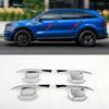 For KIA Sorento 2021-2024 Chrome 4PCS Exterior Door Handle Bowl Cover Trim
