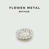 Perlen- und Strass-Blumen-Metallknöpfe für Jacken, Mäntel, Pullover und Anzüge