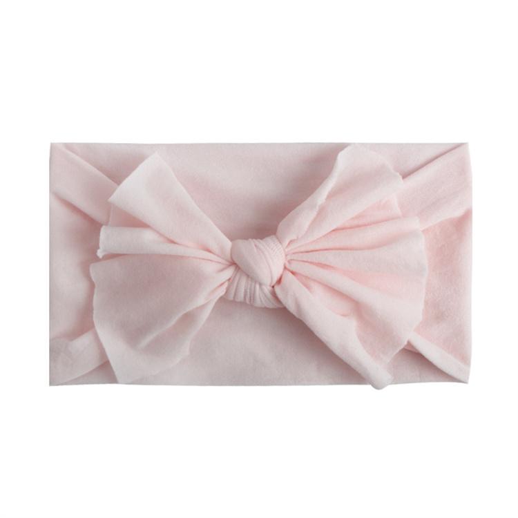 Nuovissimi Accessori Cerchietto per Bambino Morbido Confortevole Cerchietto con Fiocco in Nylon Dolci Cerchietti per Bambino