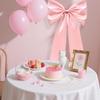 Coquette Large Satin Bow for Wall Decoration, Birthday Party Backdrop