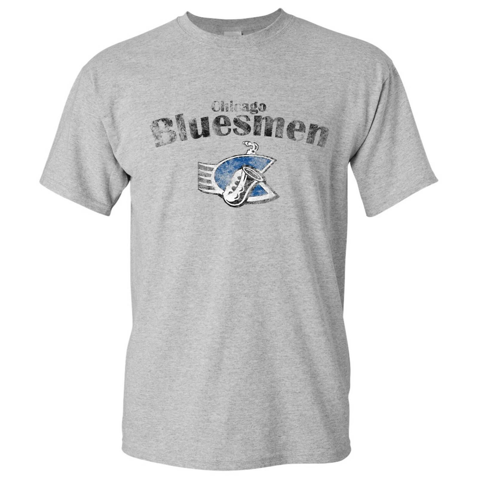 RHI Chicago Bluesmen UGP Classics Basic Cotton T-Shirt - Sport Grey 4XL