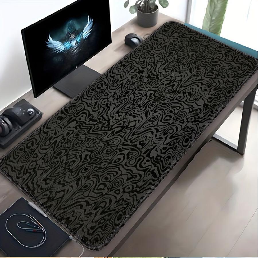 Black Splash Ink Pattern rubber Mouse Pad Keyboard Mouse Pad Computer Laptop Pad Game Console Pad office Pad Desk accessories