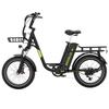 Electric Bike Adult KOOLUX 20" 750W Motor Top Speed 50Km/h 48 V 25AH Max Range 120Km Load 120Kg Black X7