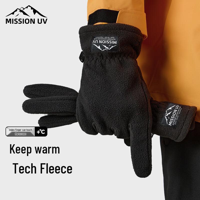 

MISSION UV Men s Fleece Lined Winter Gloves