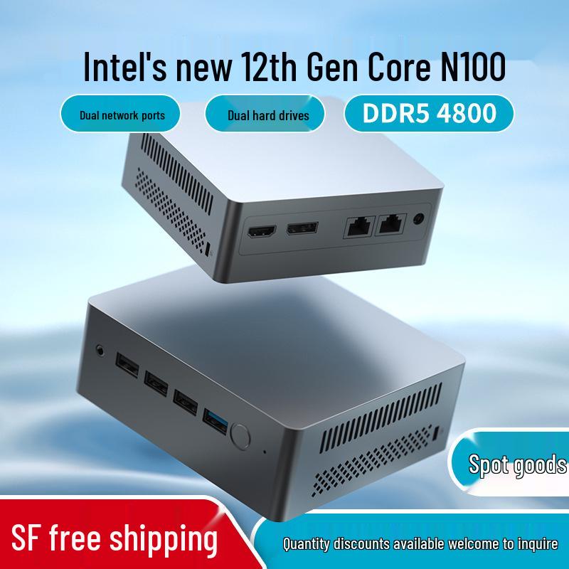 

Мини-ПК 12-го поколения N100: 4K двухэкранный микрокомпьютер для дома, офиса и промышленного управления Barebones N100 [8GB DDR5, no storage]