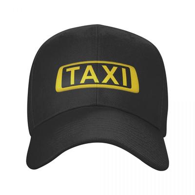 Fashion Unisex Taxi Driver Baseball Cap Adult Adjustable Dad Hat Women Unisex Sports Snapback Caps