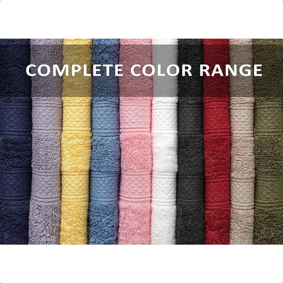 Classic Hand Towels Pack of 10 16 x 28 Inches 100 Ring Spun Cotton Light Weight er Absorbent Fast Drying Towels for use in Bath