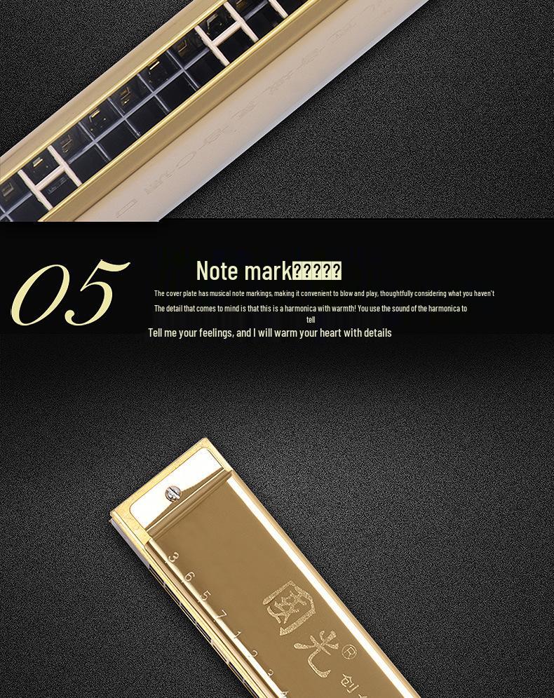 28otvorová harmonika s širokým rozsahem a dvojitým jazýčkem v ladění C pro studenty, začátečníky i profesionály