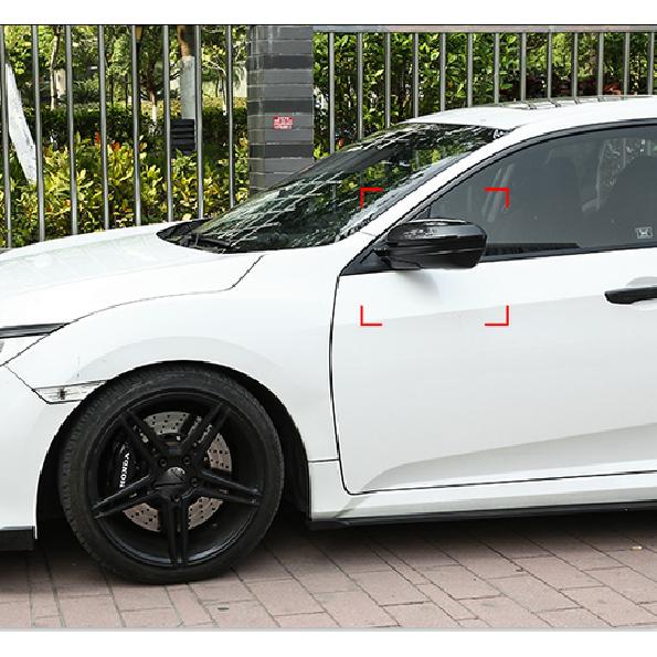 For Honda Civic 10th Gen 2016-2020 Carbon Fiber Look Side Mirror Cover Covers