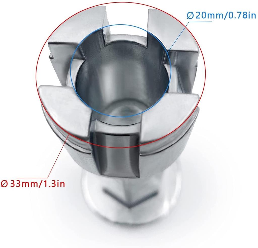 Tub Drain Remover Wrench Tub Drain Wrench Tub Dual Ended Drain Wrench Drain Remover Tool Zinc Alloy Wrench for Bathroom and Bathhouse