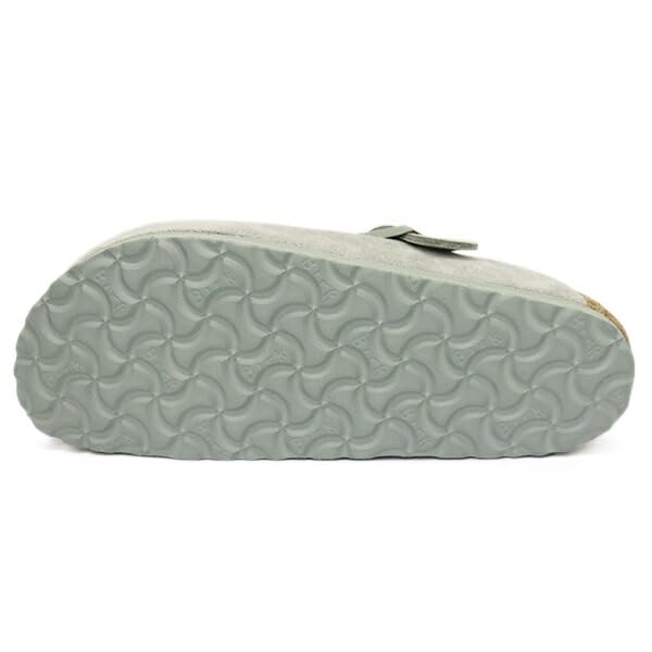 Birkenstock 1029214 Boston Suede Leather Pure Narrow 37cm Sandals, Sage, Width, (Approx. 9.8 inches).