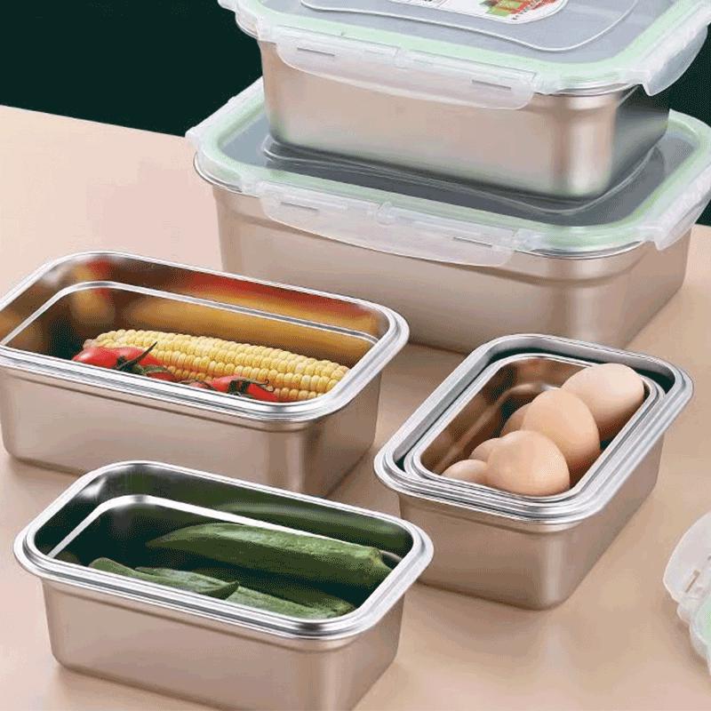 Stainless Steel Food Storage Container with PP Lid
