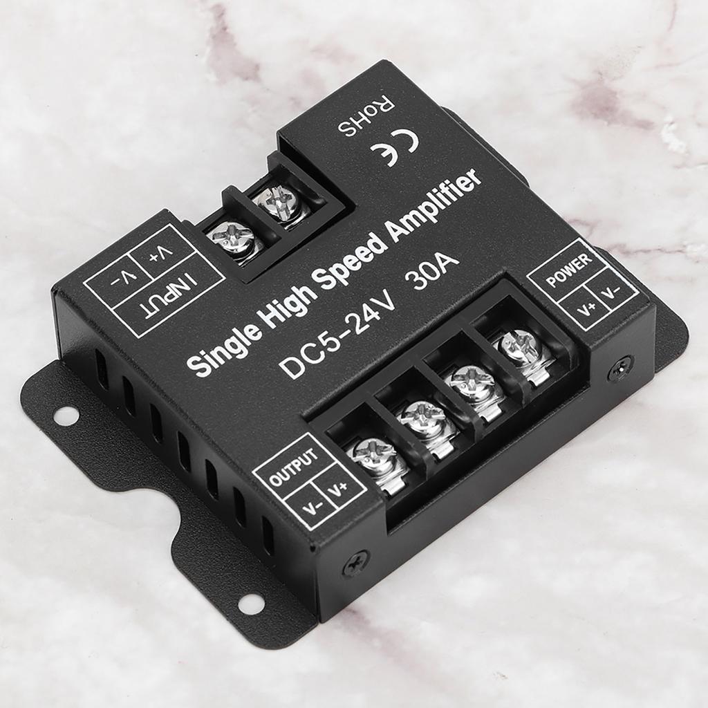 DC5-24V 30A Jednokolorowy wzmacniacz sygnału LED do kontrolera LED RGB LED Strip