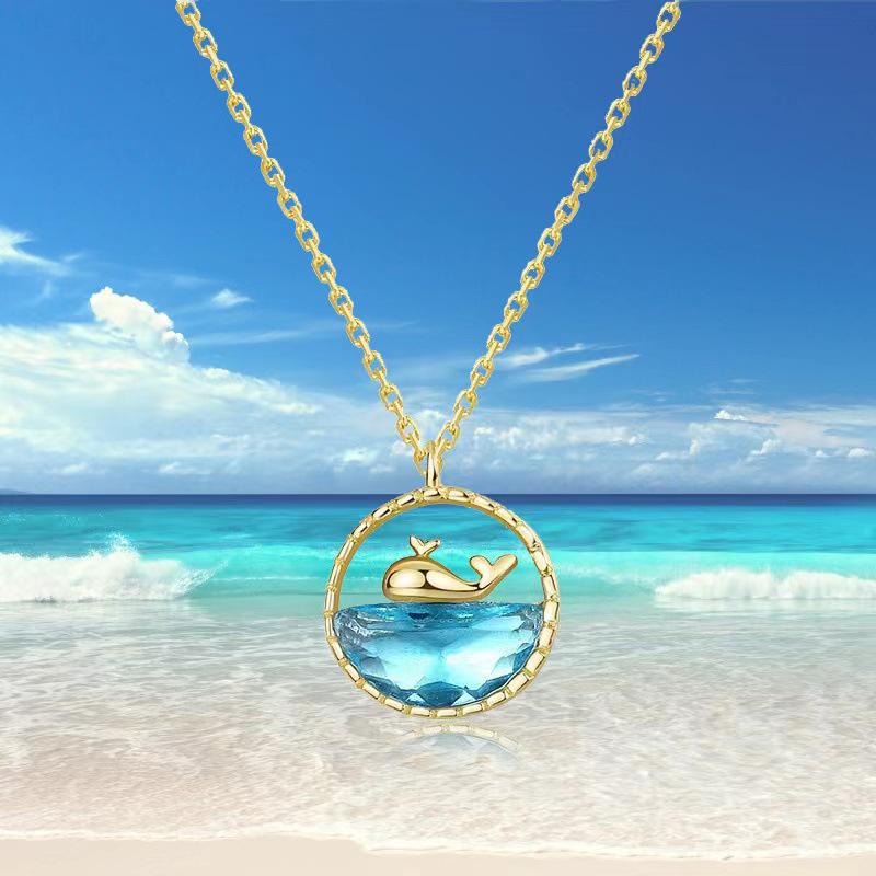 Elegant Titanium Steel Micro-Inlaid Pendant Necklace: Full Diamond, Non-Fading, Versatile, Luxury Style Women s Clavicle Chain.