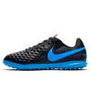 Jr. Legend 8 Club Tf Gs Round Toe Lace-Up Low Top Soccer Shoes Kids Sneaker Blue Black AT5883-004