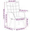 Cream Armchair 62 x 67 x 95.5 cm Sherpa Fabric