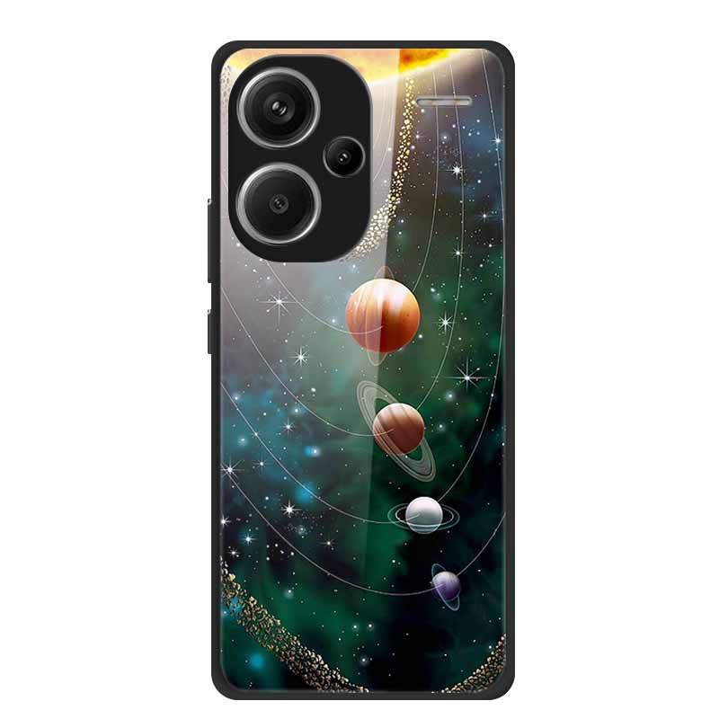 For Redmi Note 13 Pro Plus 5G Case Tempered Glass Hard Back Covers for Redmi Note 13 Pro 5G  Note 13 Pro+  13 Luxury Cover Coque