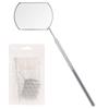 1Pc Handheld Square Eyelash Extension Inspection Mirror, Stainless Steel Eyelash Extension Auxiliary Tool
