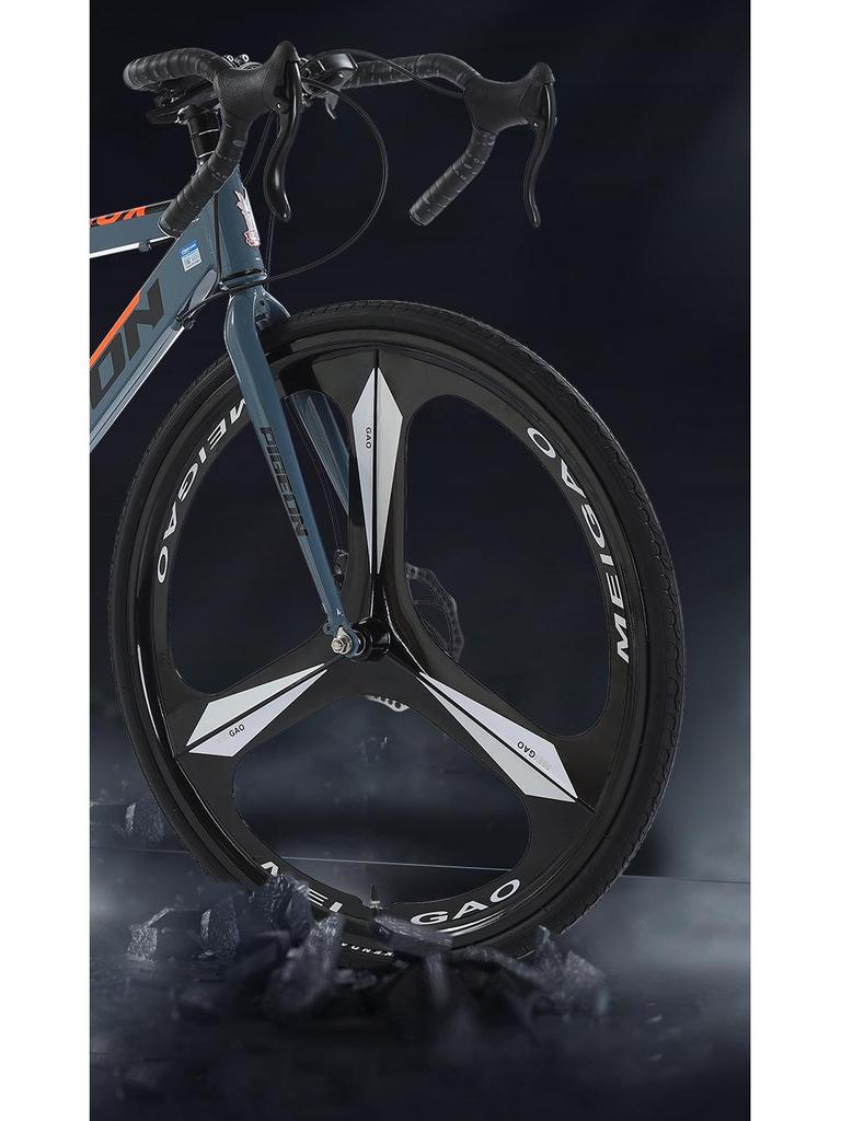 700C Road Bike with Spoke Wheel: Unisex Mountain Bicycle with Variable Speed