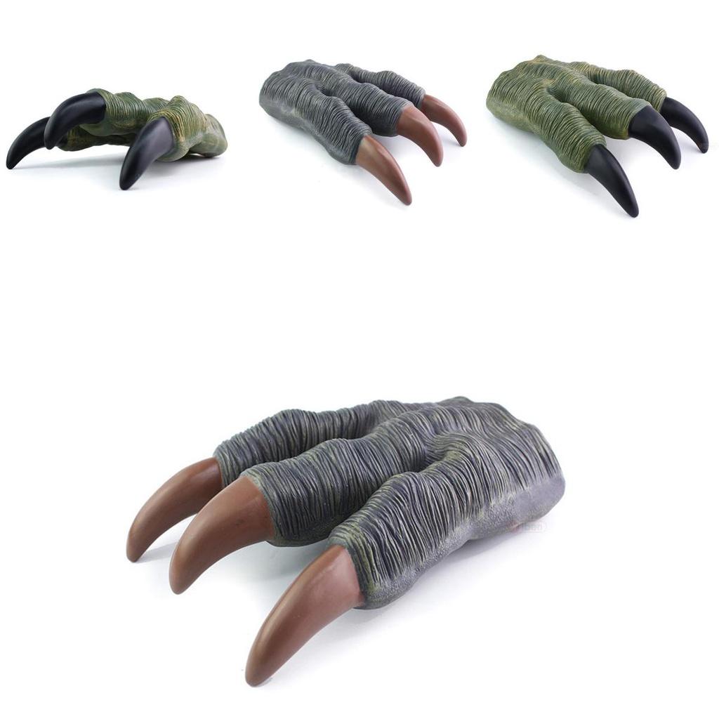 Jurassic Dinosaur Claw Toy T-rex Glove Puppet With Realistic Soft Rubber Claws