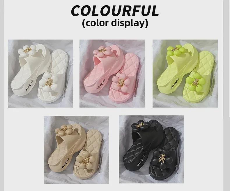 2023 Women's Fashion Thick-Soled Heightening Non-Slip Slippers for Indoor & Outdoor Winter Wear